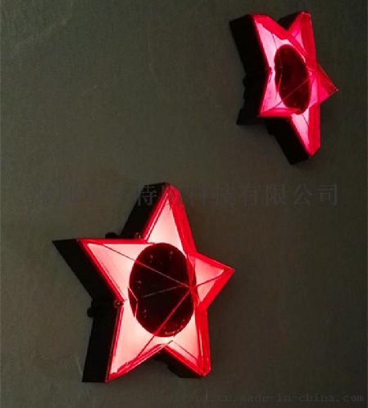 深圳工厂自产自销产品五角星太阳能LED点光源